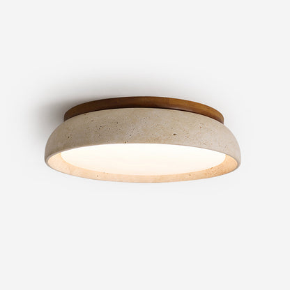 Plafond i travertin og træ - Lumzi