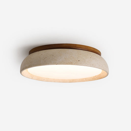 Plafond i travertin og træ - Lumzi