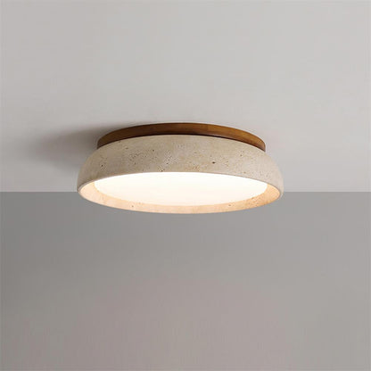 Plafond i travertin og træ - Lumzi