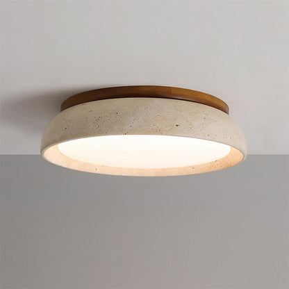 Plafond i travertin og træ - Lumzi