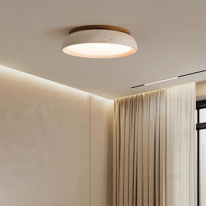 Plafond i travertin og træ - Lumzi