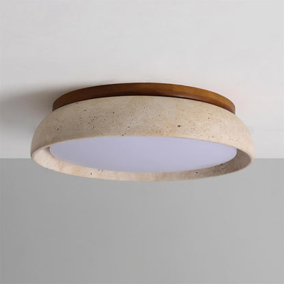 Plafond i travertin og træ - Lumzi