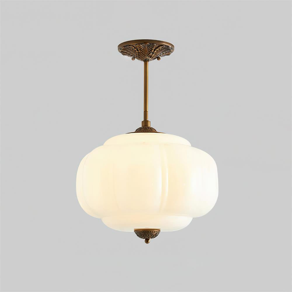 Plafond i profileret glas, retro - Lumzi