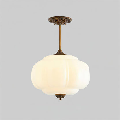 Plafond i profileret glas, retro - Lumzi