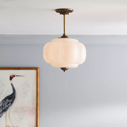 Plafond i profileret glas, retro - Lumzi
