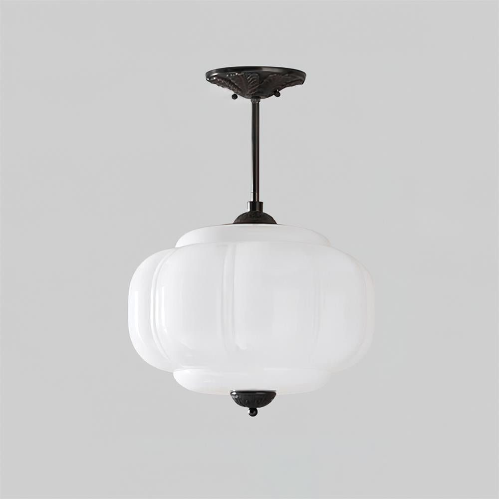 Plafond i profileret glas, retro - Lumzi