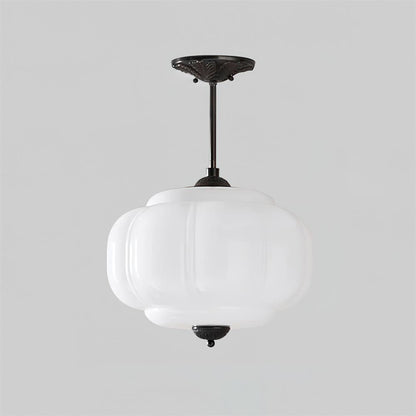Plafond i profileret glas, retro - Lumzi