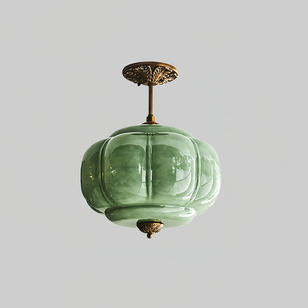 Plafond i profileret glas, retro - Lumzi