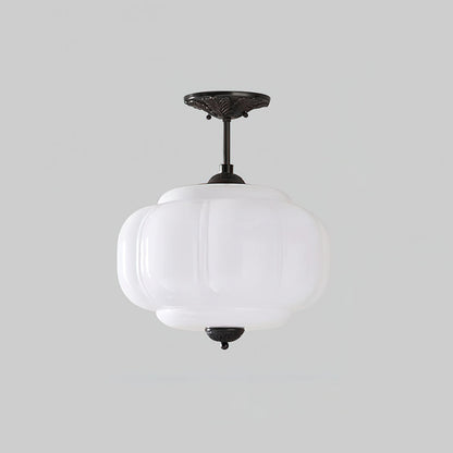 Plafond i profileret glas, retro - Lumzi
