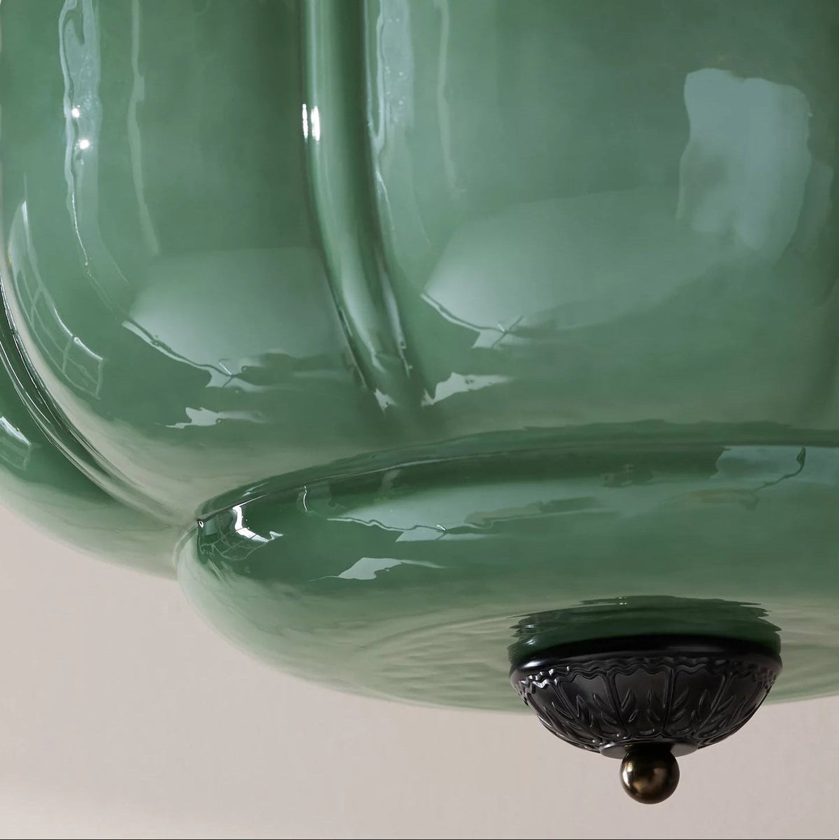 Plafond i profileret glas, retro - Lumzi