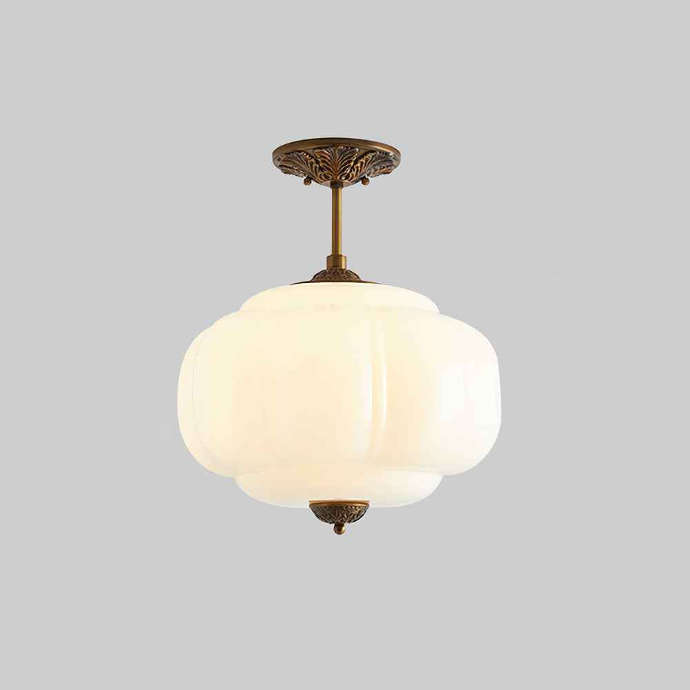 Plafond i profileret glas, retro - Lumzi