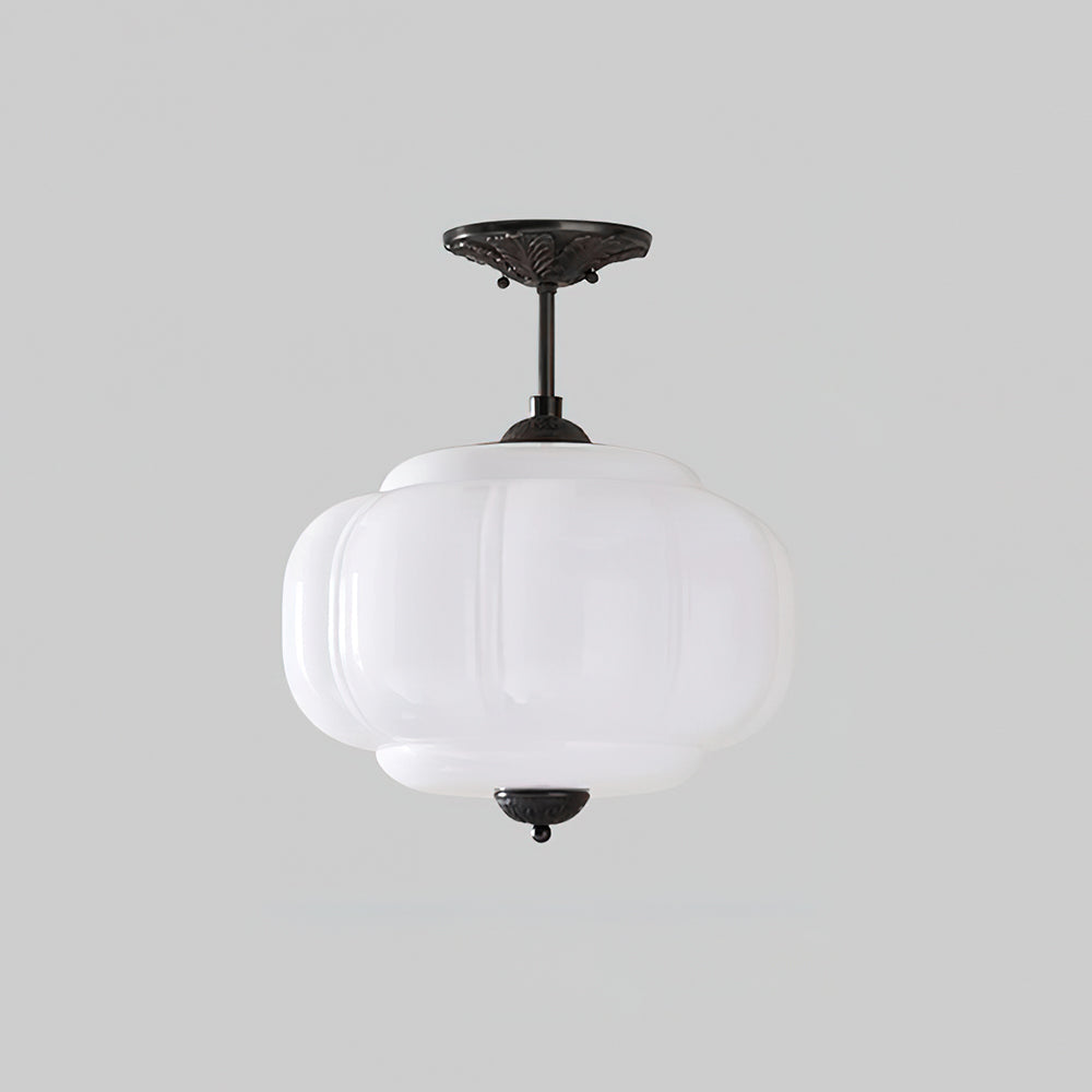 Plafond i profileret glas, retro - Lumzi