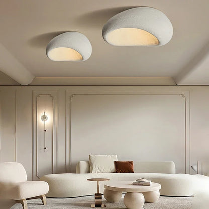 Wabi-sabi LED loftlampe med organisk form