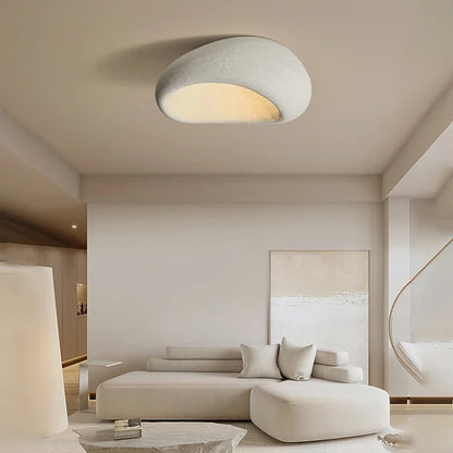 Wabi-sabi LED loftlampe med organisk form