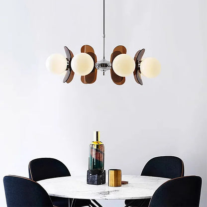 Pendellampe med Kugleformede Skærme i Retro Bauhaus-stil