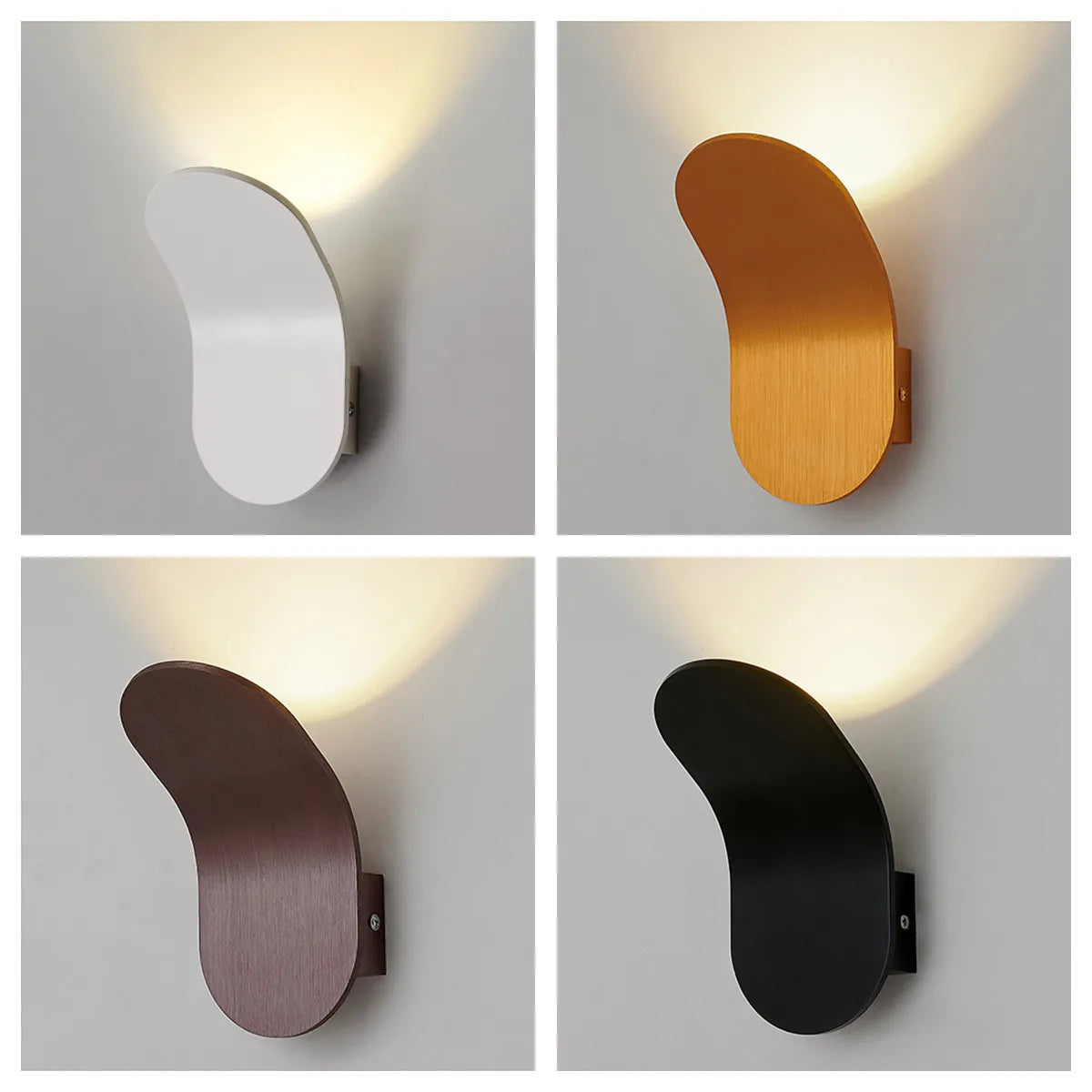 Moderne LED-væglampe med minimalistisk design
