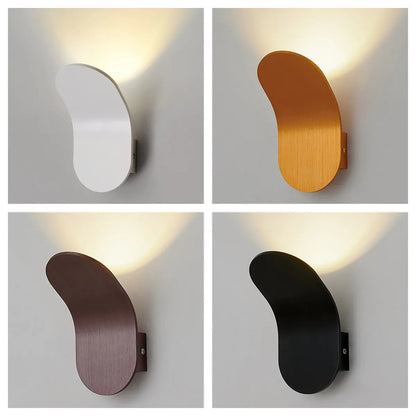 Moderne LED-væglampe med minimalistisk design