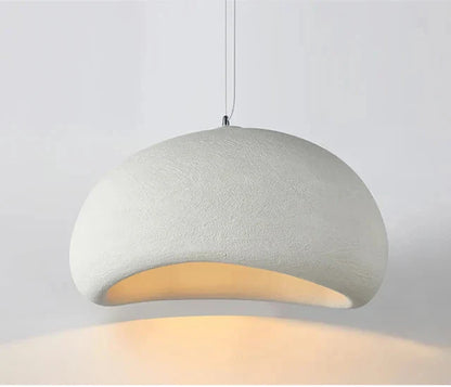 Wabi-sabi LED-pendellampe med organisk form