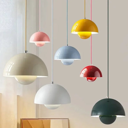 Halvkugleformet LED-pendellampe