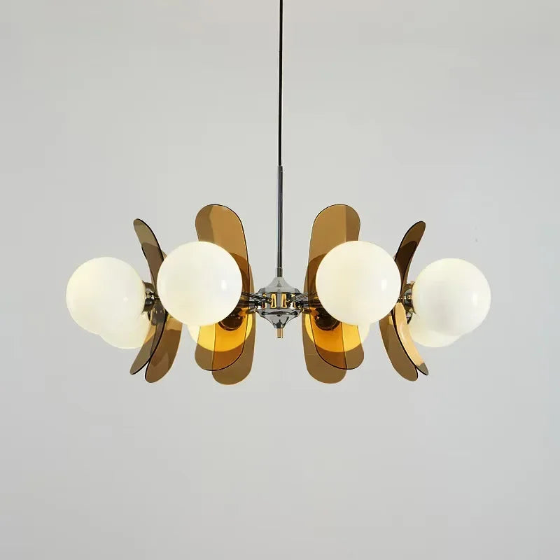 Pendellampe med Kugleformede Skærme i Retro Bauhaus-stil