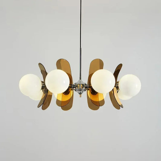 Pendellampe med Kugleformede Skærme i Retro Bauhaus-stil