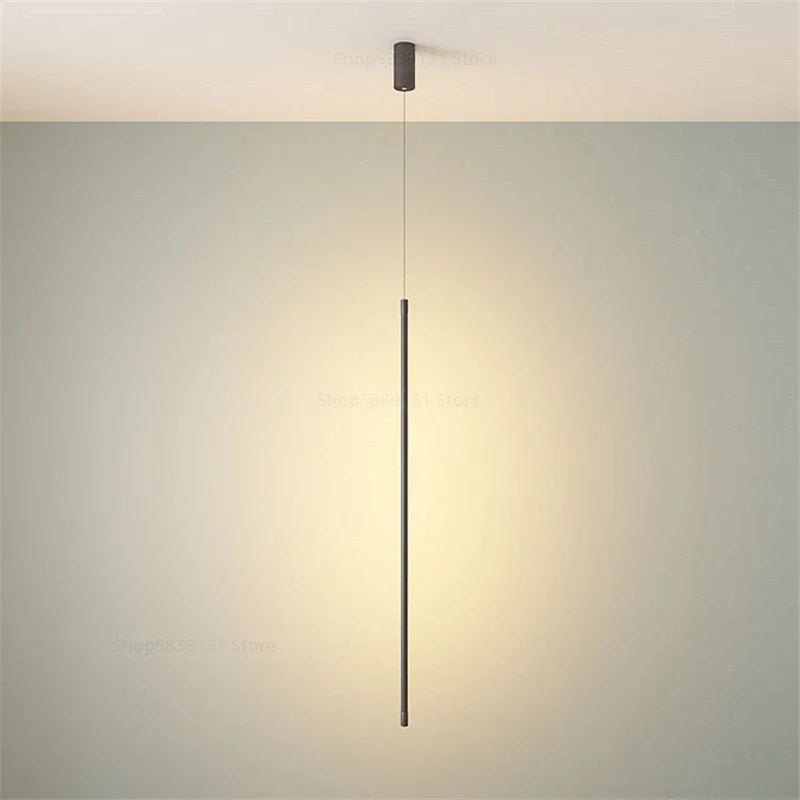 Moderne LED-pendellampe – minimalistisk loftlampe til soveværelse eller stue