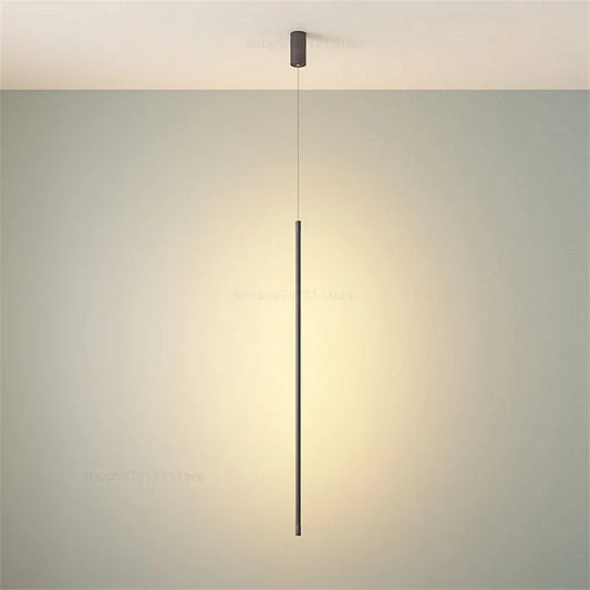 Moderne LED-pendellampe – minimalistisk loftlampe til soveværelse eller stue