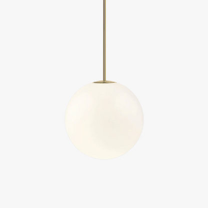 Kugleformet pendellampe med LED