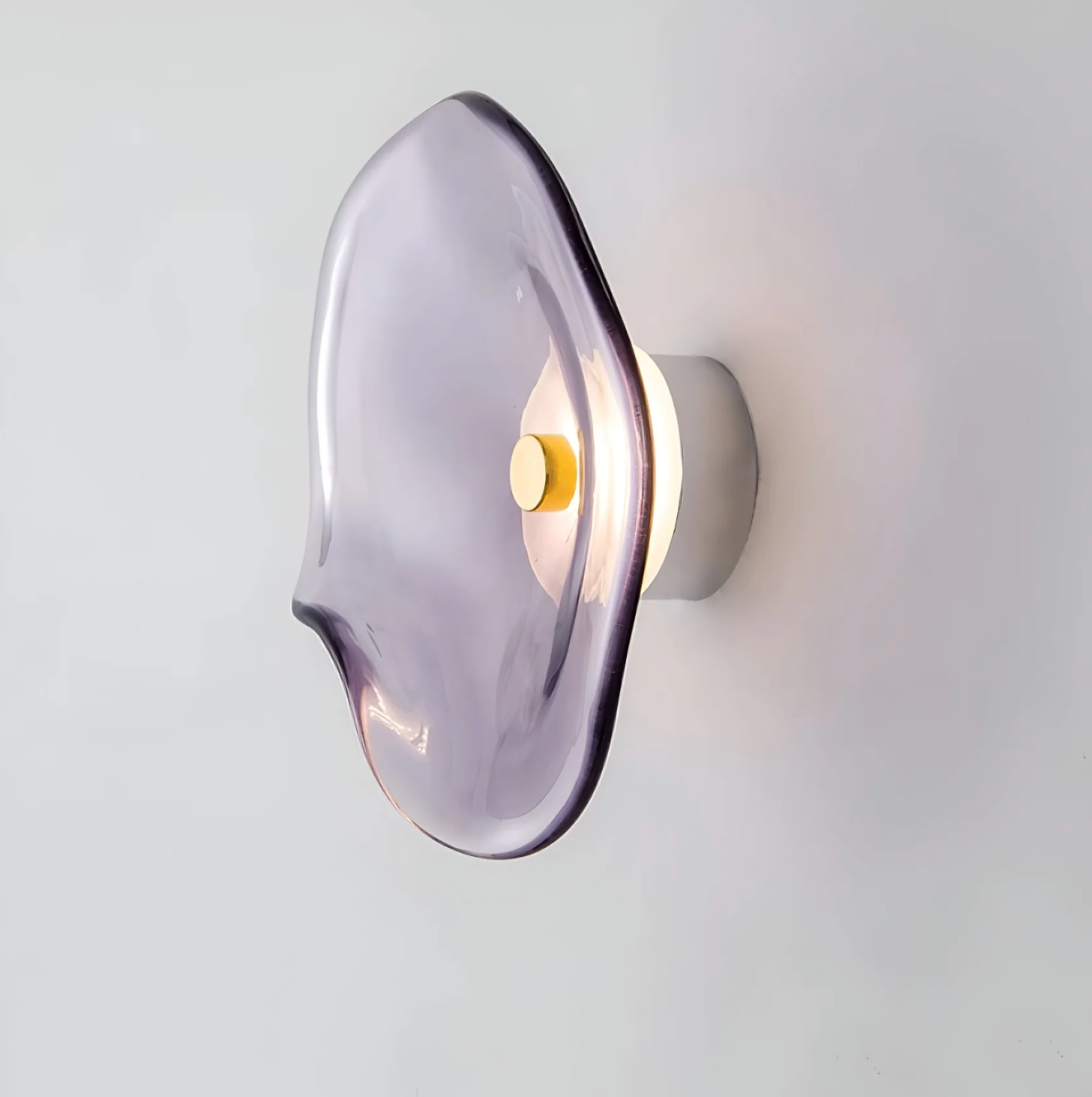 Moderne væglampe med organisk skærm og LED