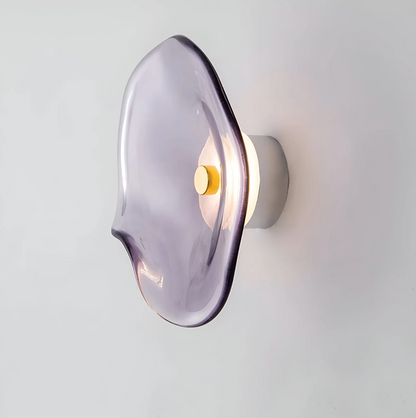 Moderne væglampe med organisk skærm og LED
