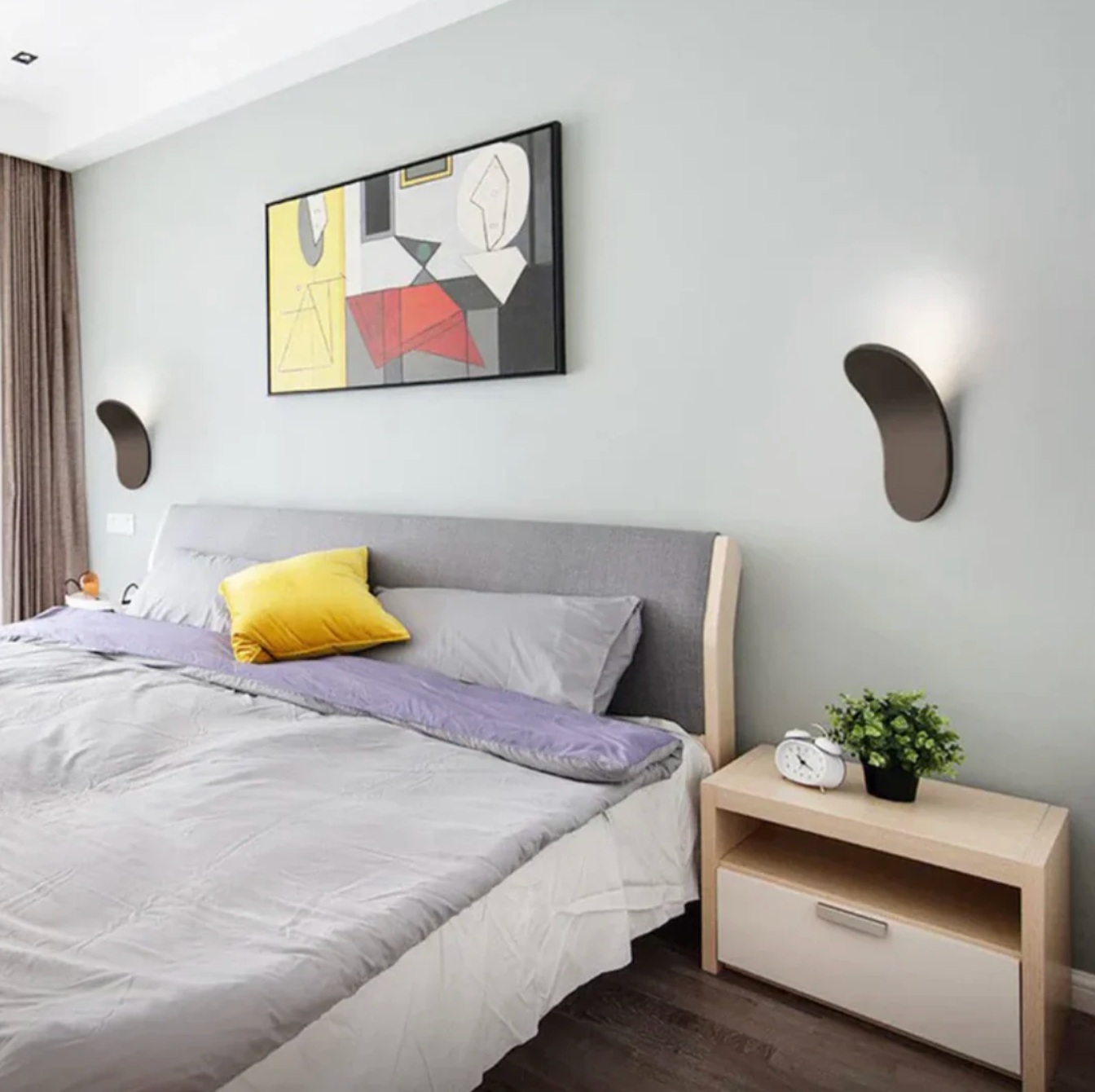 Moderne LED-væglampe med minimalistisk design