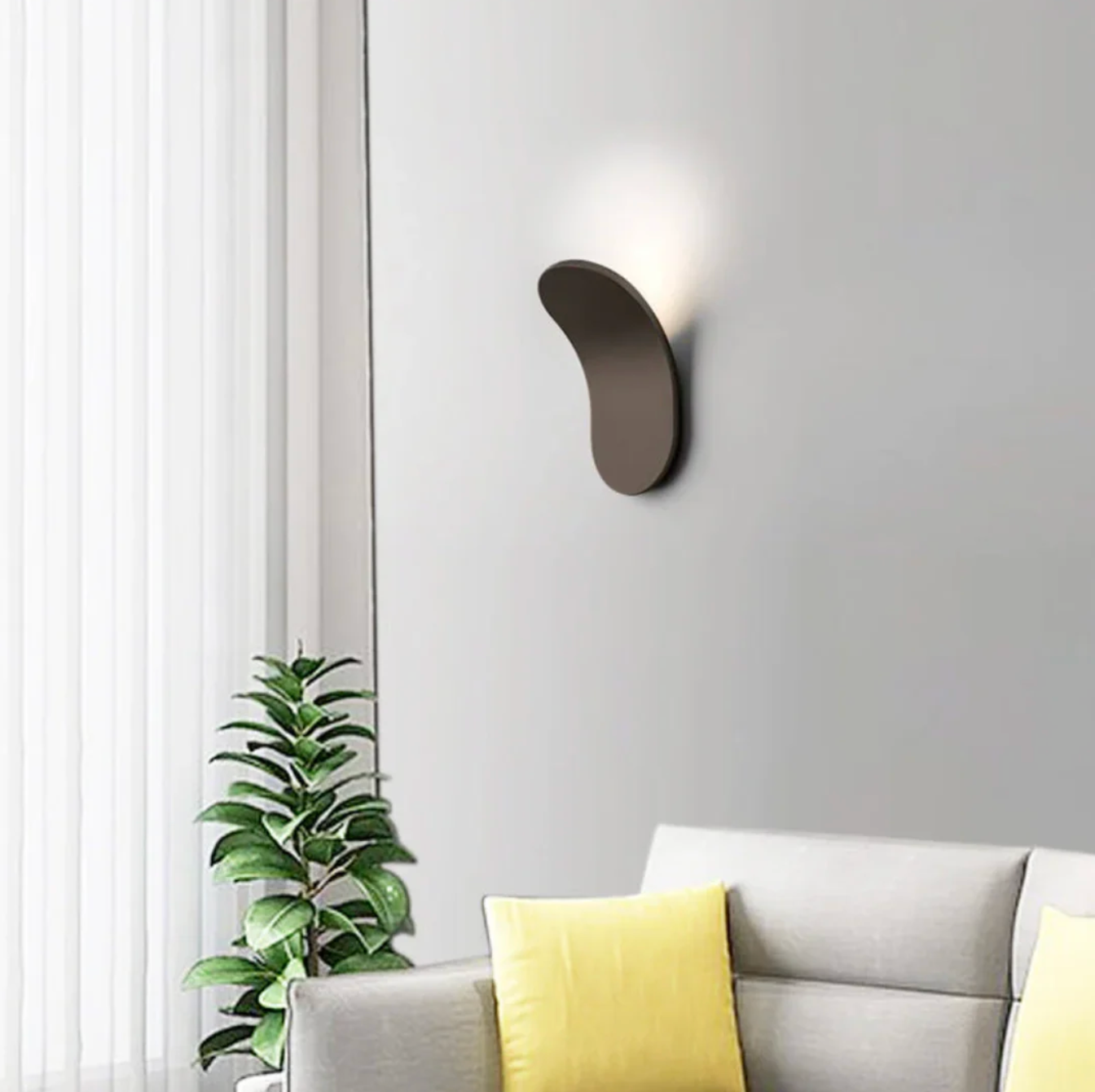 Moderne LED-væglampe med minimalistisk design