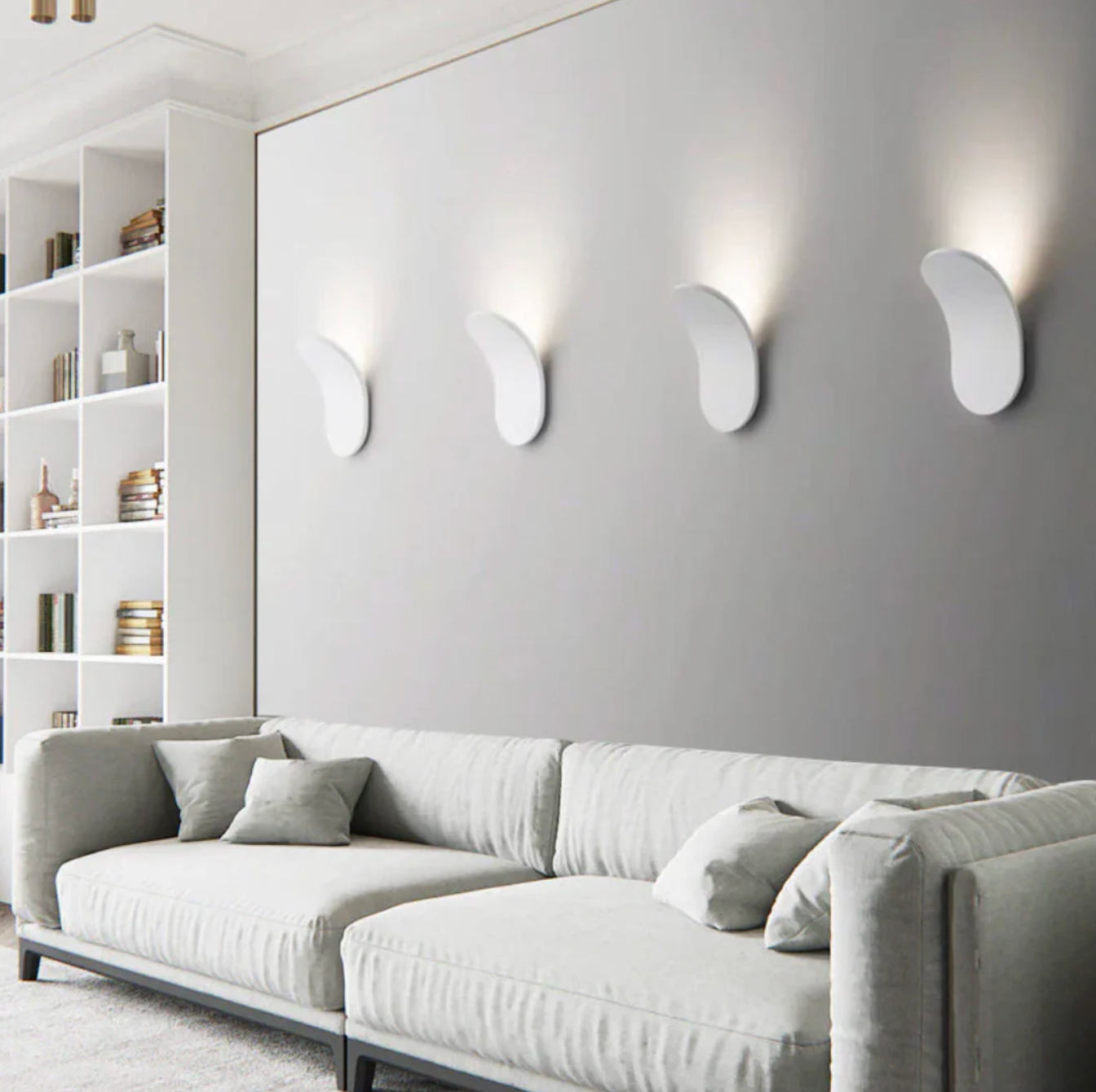Moderne LED-væglampe med minimalistisk design