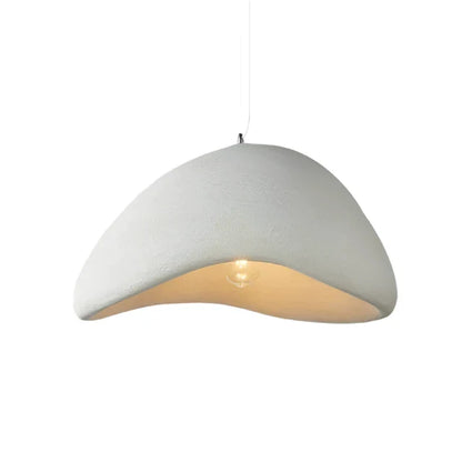Wabi-sabi LED-pendellampe med organisk form