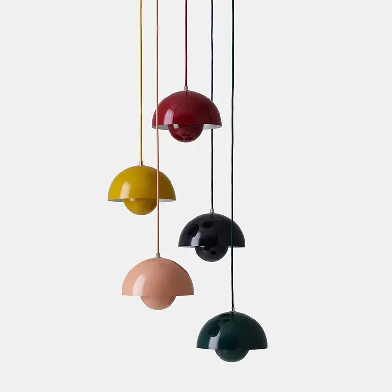 Halvkugleformet LED-pendellampe