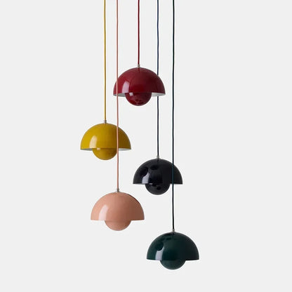 Halvkugleformet LED-pendellampe
