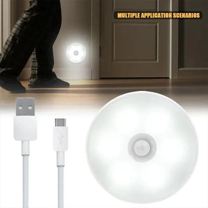 Trådløs LED-lampe med bevægelsessensor og USB-opladning