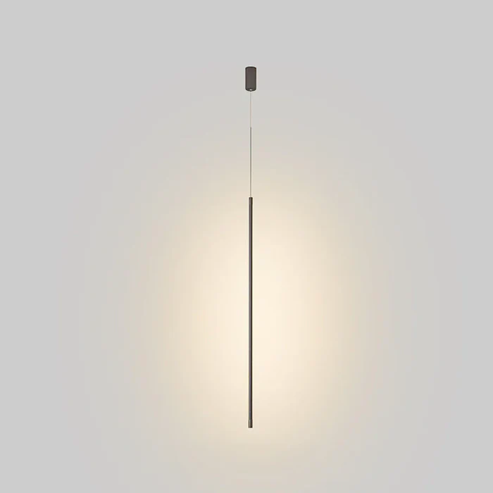 Slank pendel i aluminium med LED-rør - Lumzi