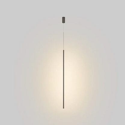 Slank pendel i aluminium med LED-rør - Lumzi