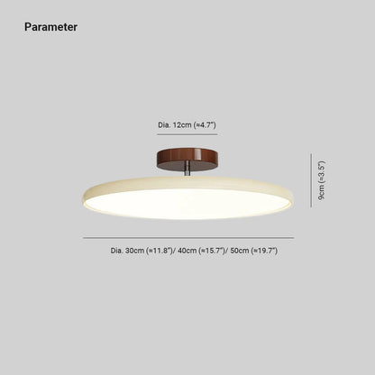 Plafond med hældbar skærm, disc-design - Lumzi
