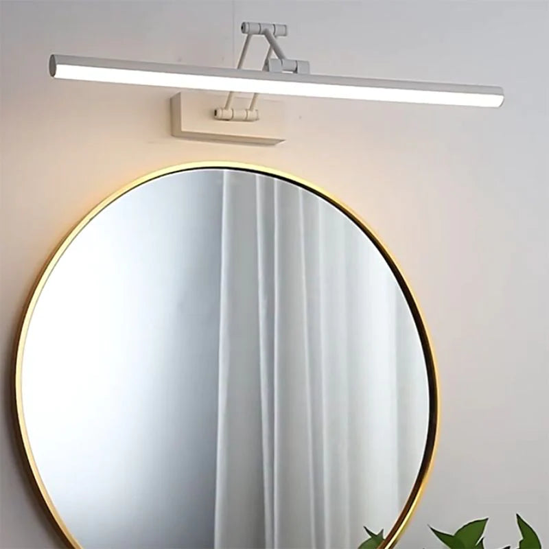 Justerbar LED-spejllampe i metal - Lumzi