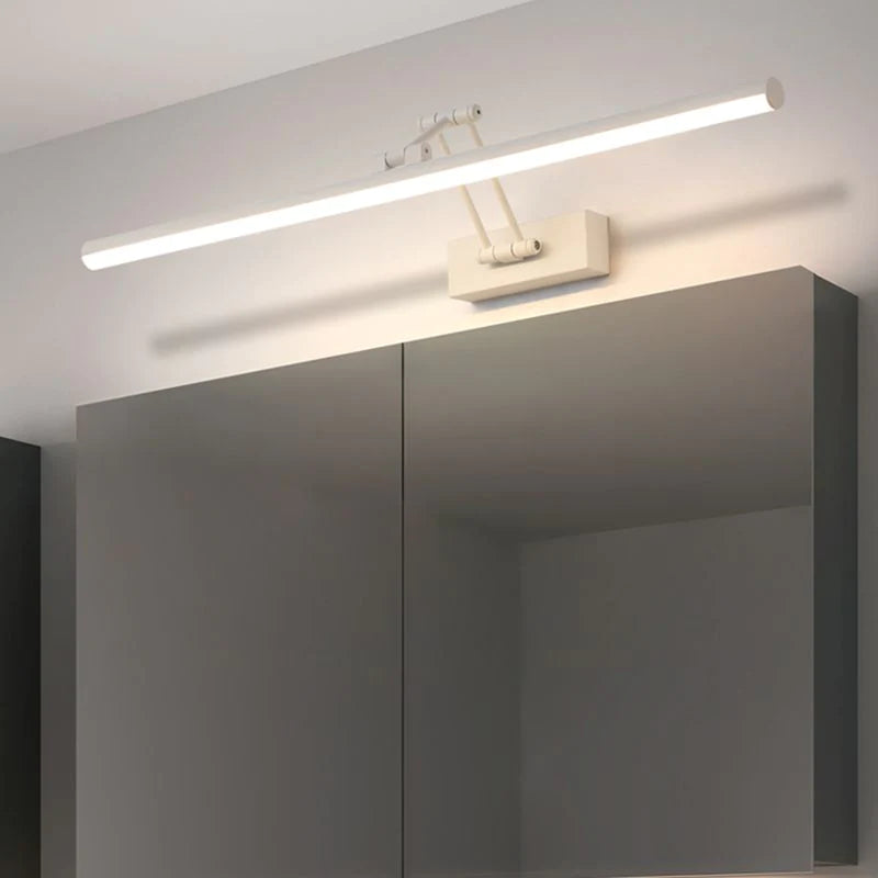 Justerbar LED-spejllampe i metal - Lumzi