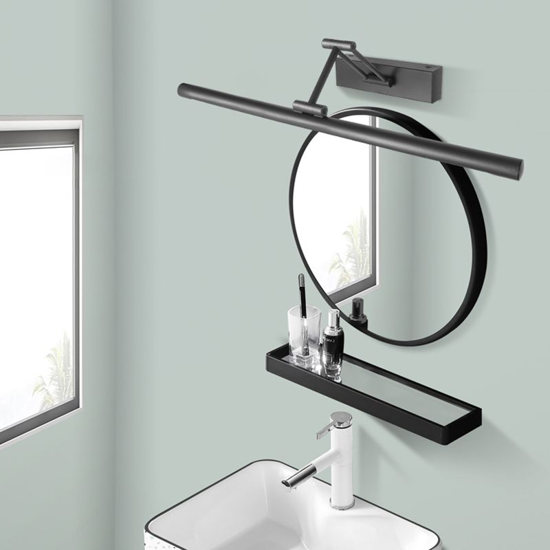 Justerbar LED-spejllampe i metal - Lumzi
