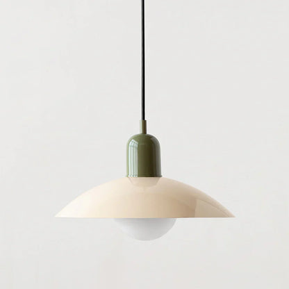 Moderne pendellampe med tofarvet design