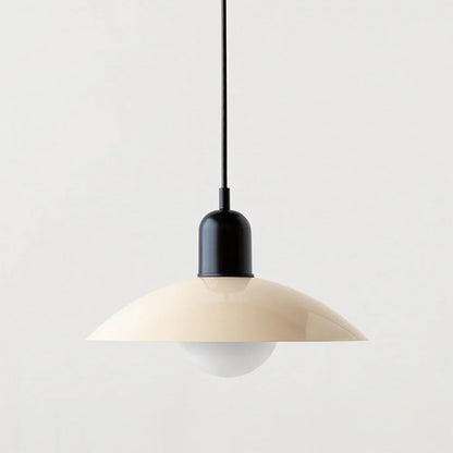 Moderne pendellampe med tofarvet design
