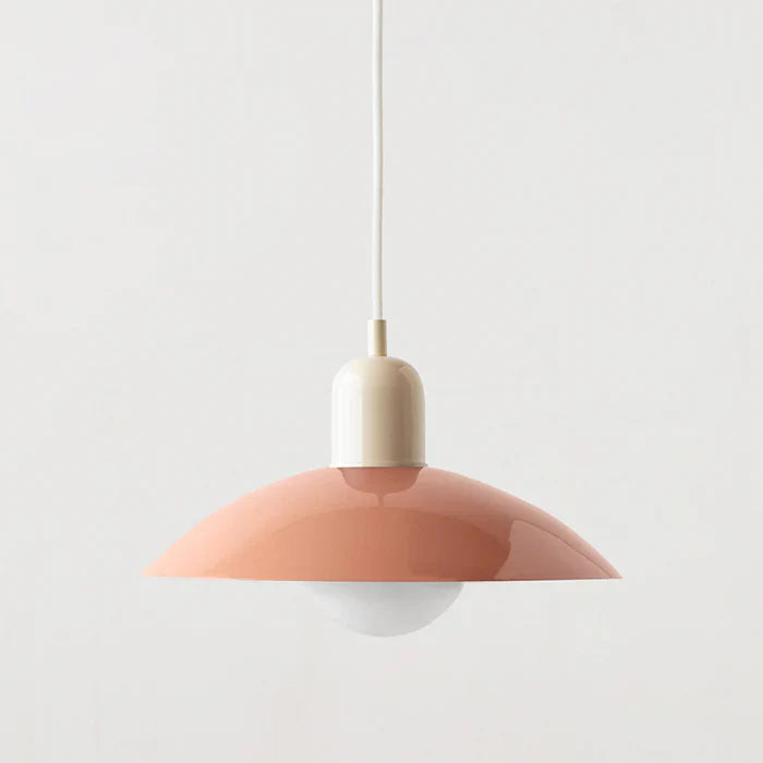 Moderne pendellampe med tofarvet design