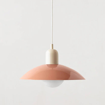 Moderne pendellampe med tofarvet design