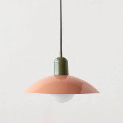 Moderne pendellampe med tofarvet design