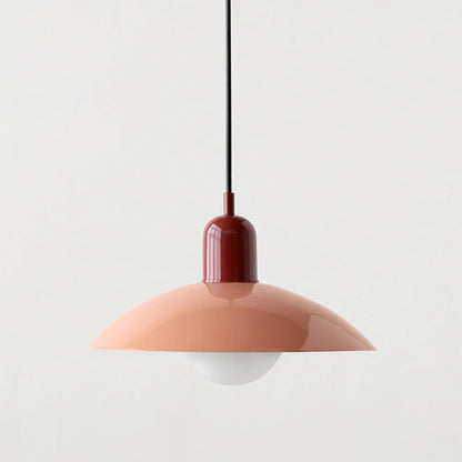 Moderne pendellampe med tofarvet design