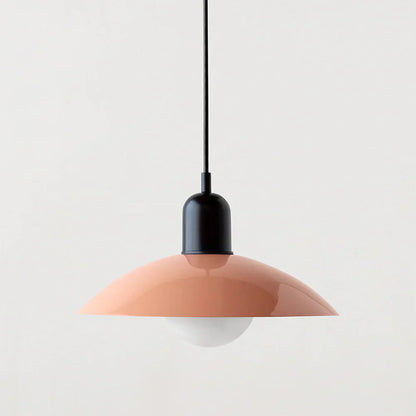 Moderne pendellampe med tofarvet design